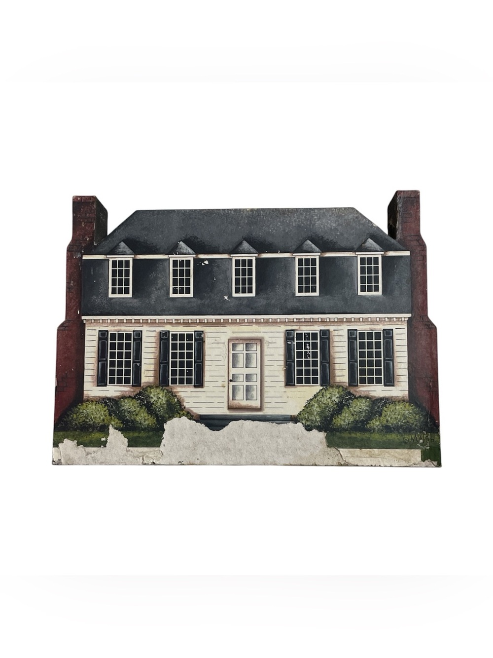 Brandywine Collectibles Country Lane Wooden House Plaque